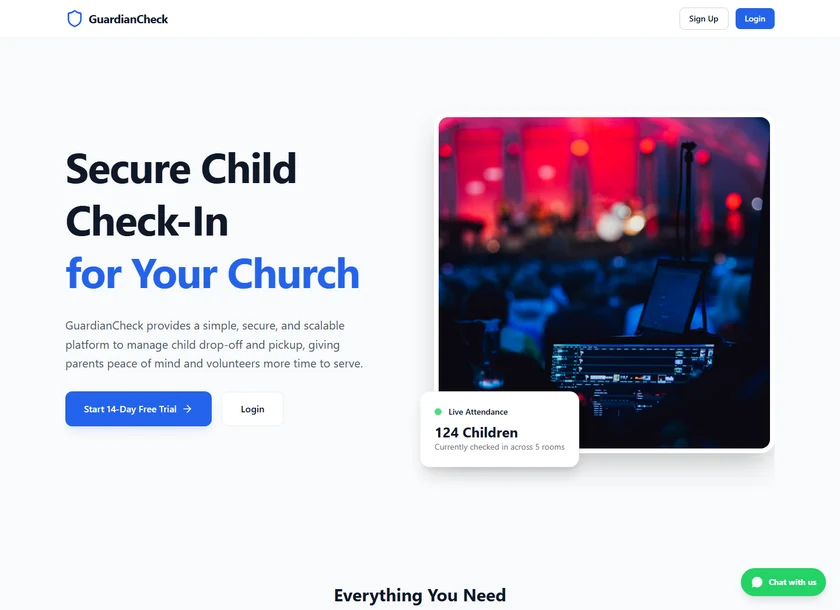 GuardianCheck website preview