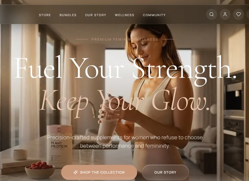 Hey Beautiful website preview