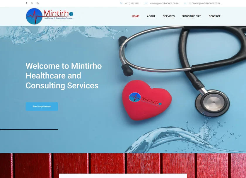 Mintirho Healthcare website preview